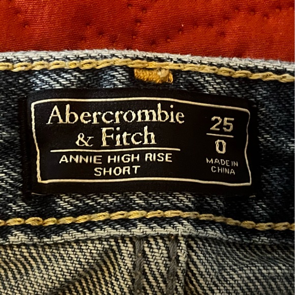 🛍️ 3 For $10🛍️ Abercrombie & Fitch Annie High Rise Shorts, Size 0 - Picture 6 of 9